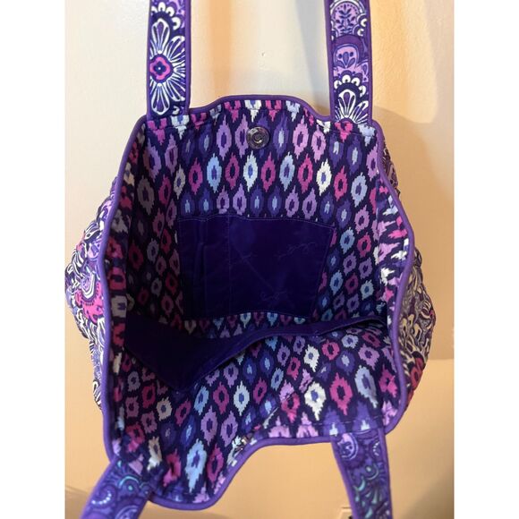 Purple Vera Bradley Tote Bag - Picture 3 of 3